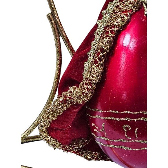 Vtg Kurt S Adler The Mystique Collection Hand Blown Glass Ornament Red Queen - Picture 7 of 11